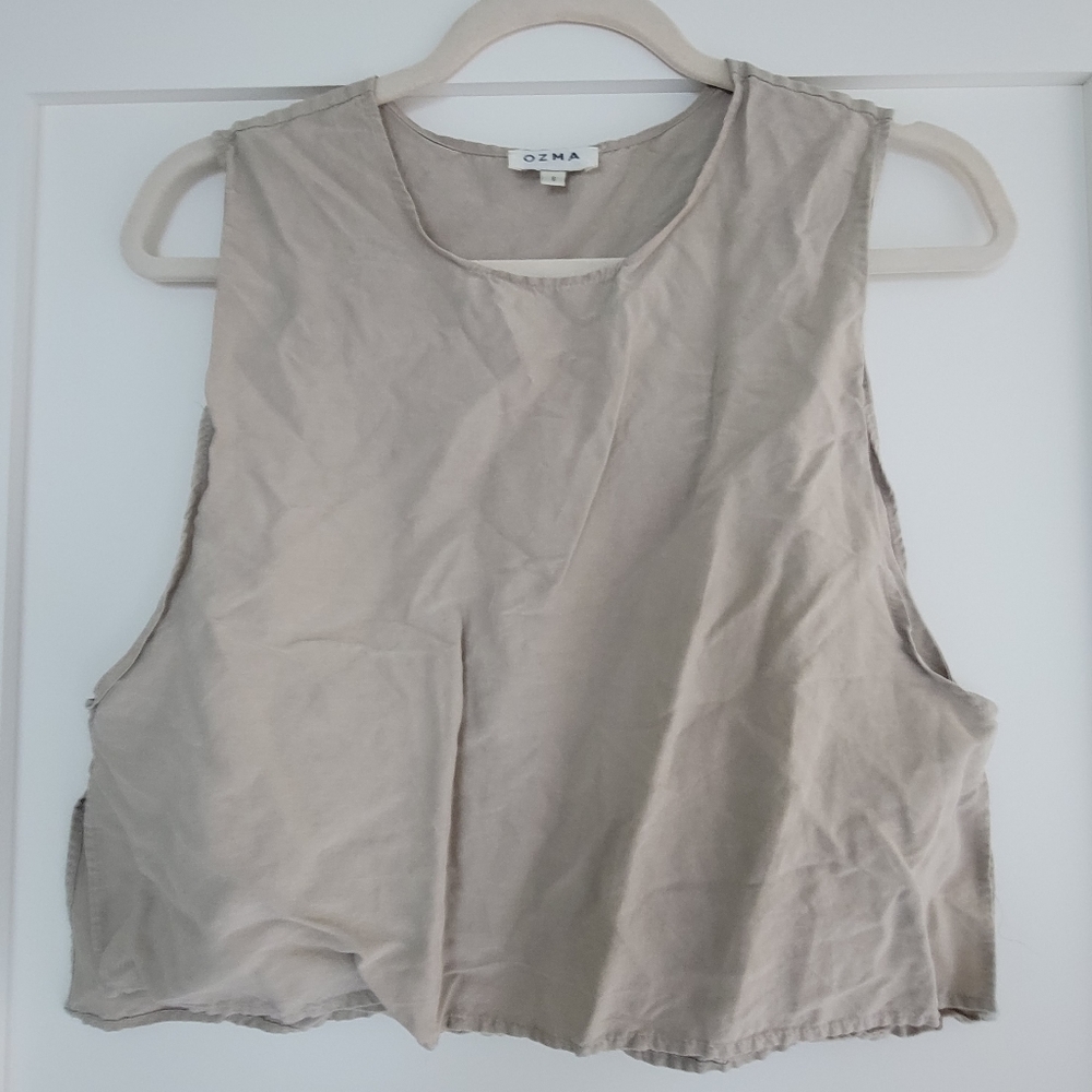 Ozma of Cilifornia side slit tank top